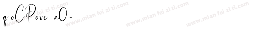 q冬oCP ove彦彦a0字体转换